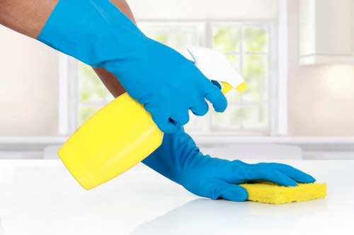 Cleaning supplies and equipment for a Hackney business premises