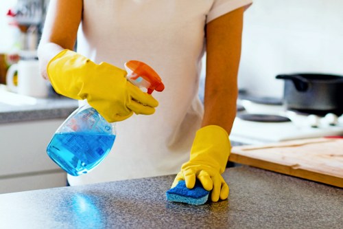 Professional house cleaning service for a Hackney home interior