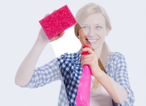 Professional home cleaning visit in an East London apartment
