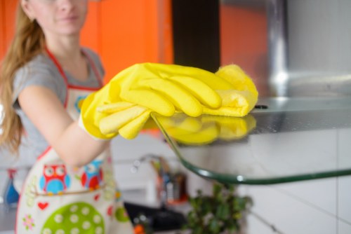 Commercial after builders cleaning for a Hackney business property