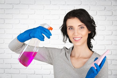 Professional hard floor cleaning in a Hackney commercial property