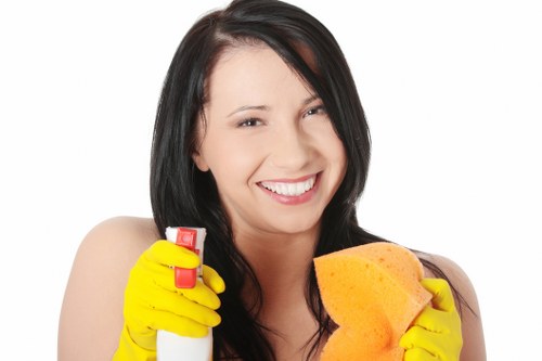 Local cleaning team preparing a Hackney flat for the next Airbnb check-in